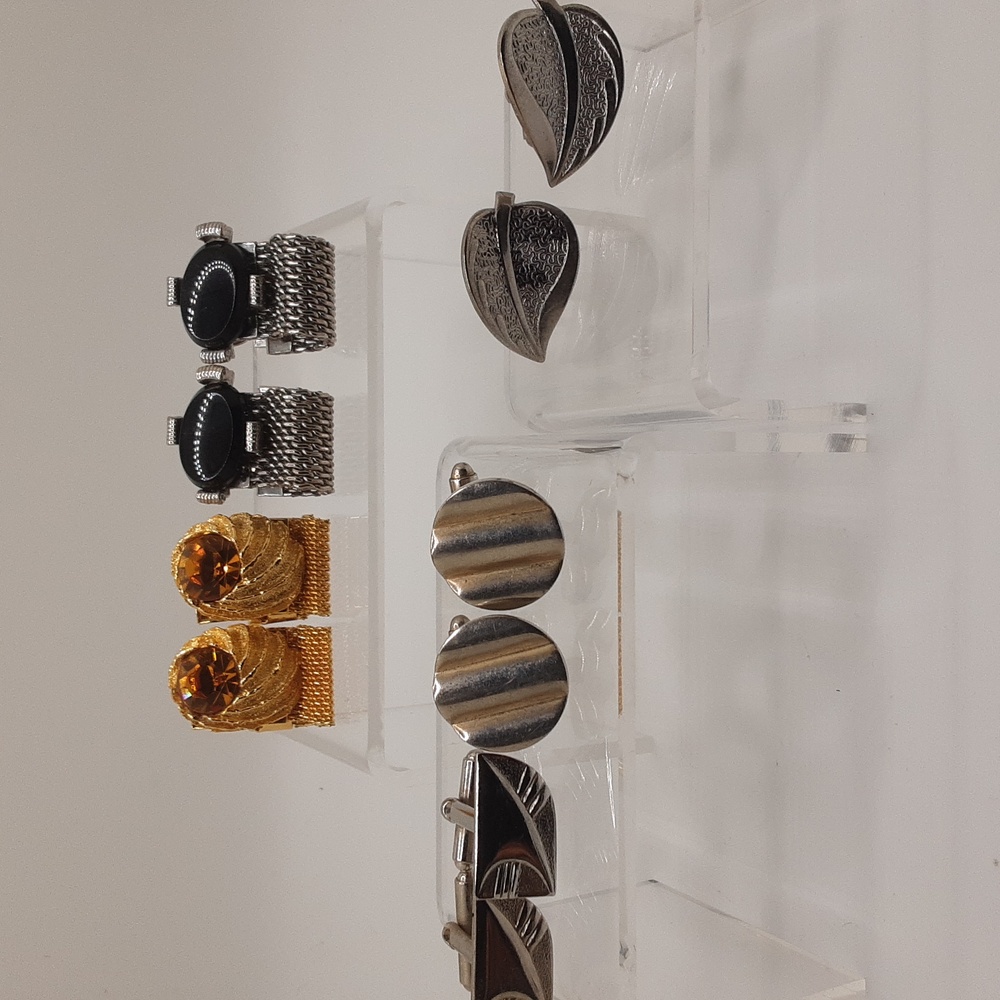 Vintage Cufflink Bundle (5 Pairs)